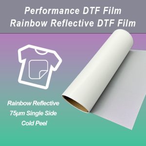 Rainbow Reflective DTF Film