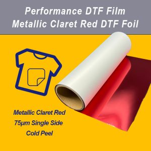 Metallic Claret Red DTF Foil