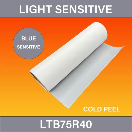 Light Sensitive Turn Blue DTF Film_LTB75R40_DTF_Film_75_μm_Single_Side_Roll