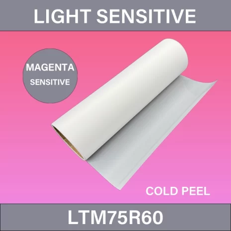Light Sensitive Turn Magenta DTF Film_LTM75R60_DTF_Film_75_μm_Single_Side_Roll
