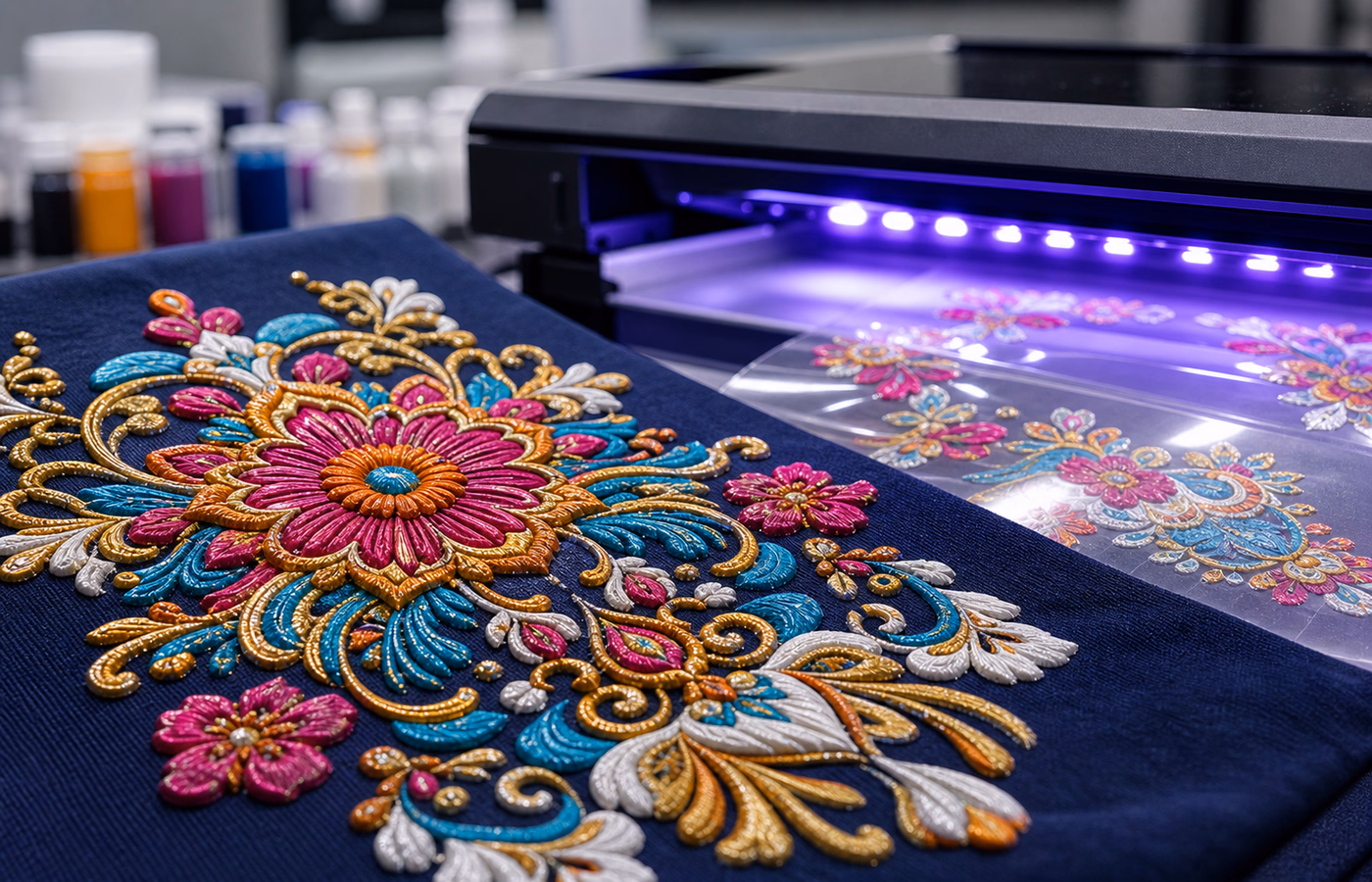 Crafting Immersive Textile Art: The Rise of 3D UV Embroidery-Like Techniques, 3D UV Embroidery-Like, made in china