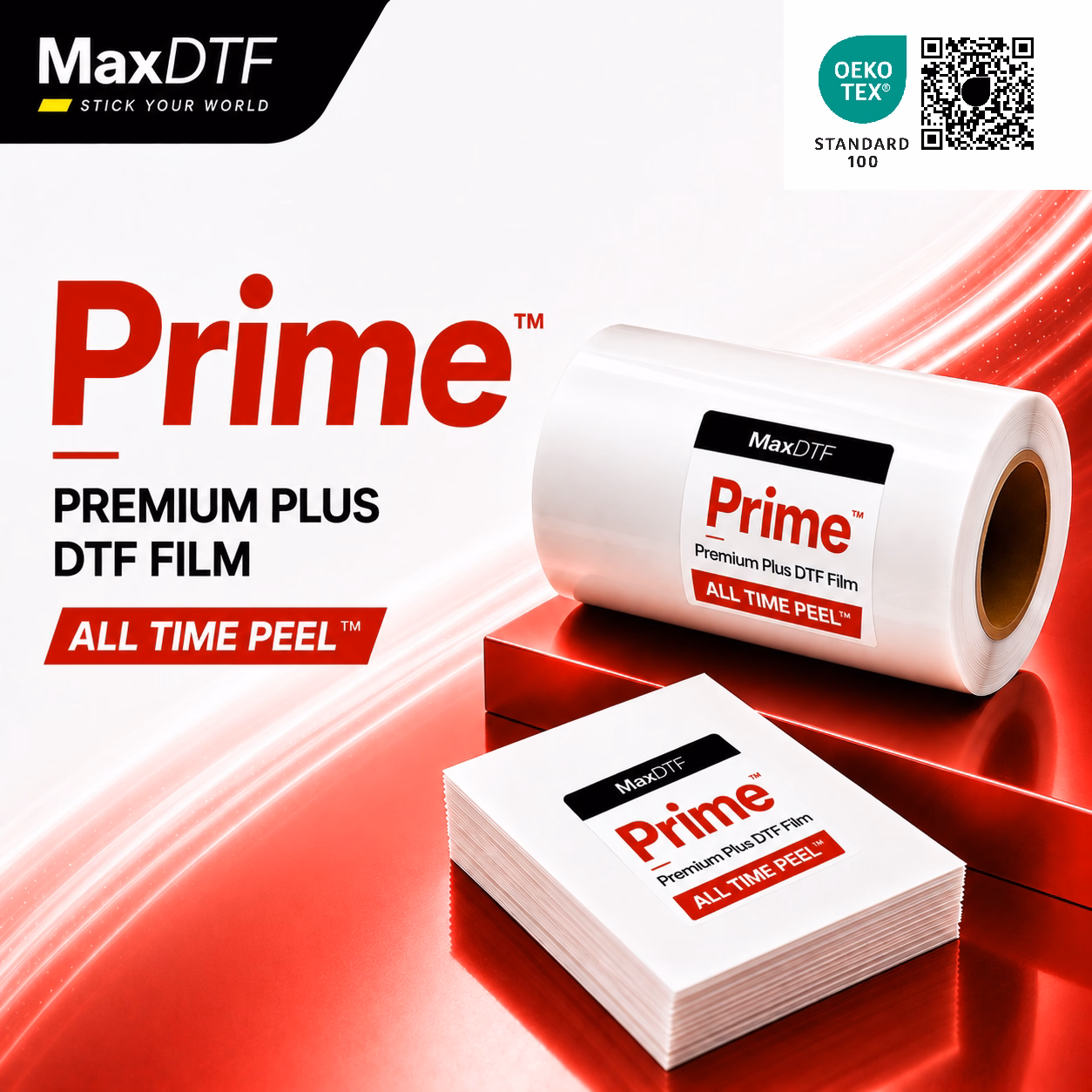 Premium Plus DTF Film - Powered by MaxDTF Prime™