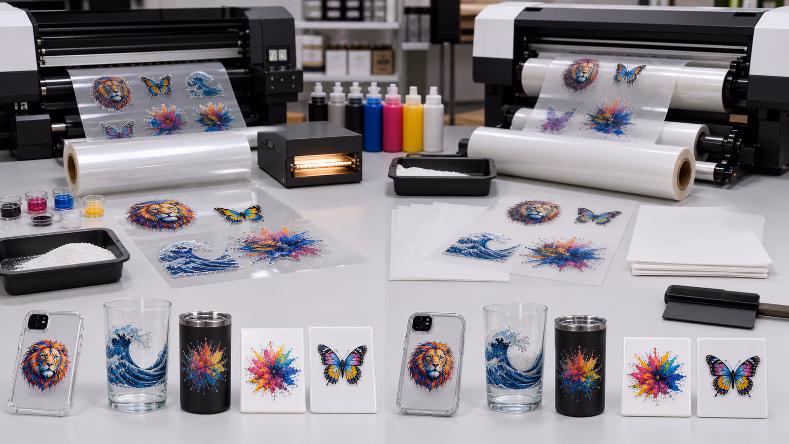 Direct-to-Transfer vs. Indirect-to-Transfer: Choosing the Right Path for Your Education, China UV DTF Adhesive Transfer Film, UV DTF transfer Paper Factory, china