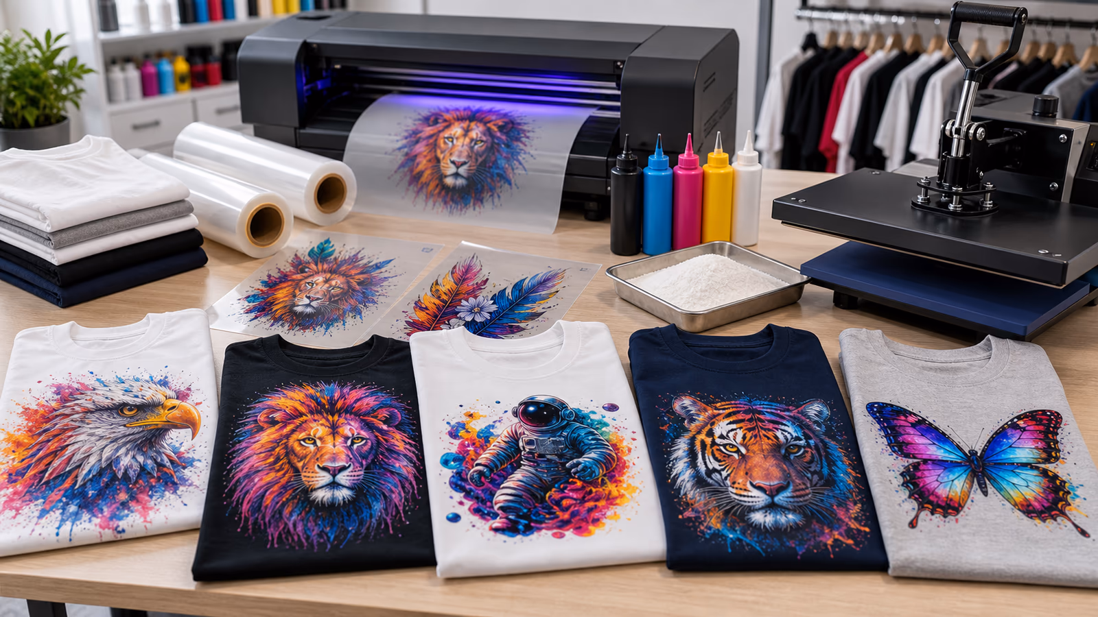 Direct-to-Film (DTF) Printing for Shirts: Revolutionizing Custom Apparel, China Transfer DTF UV Decal, UV DTF transfer Paper Factory, china