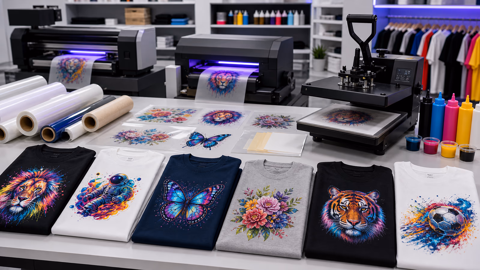 Direct to Film (DTF) Shirt Printing: The Future of Apparel Decoration, China UV DTF Transfer AB Paper, UV DTF Film Wholesale, china