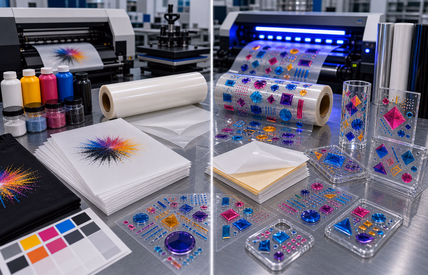 Is DTF the Same as UV Printing? Decoding the Print Jargons, Direct to Transfer UV DTF Film Wholesale, UV DTF Adhesive Transfer Paper Factory, china