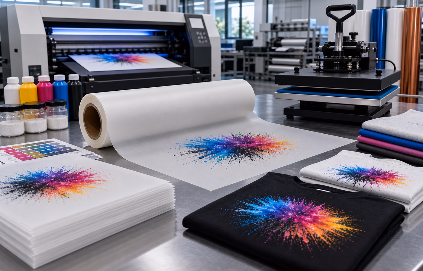 Exploring DTF Transfer Film Matte: Revolutionizing Fabric Printing, PET Film For DTF Manufacturer, PET Film printing Manufacturer, made in china