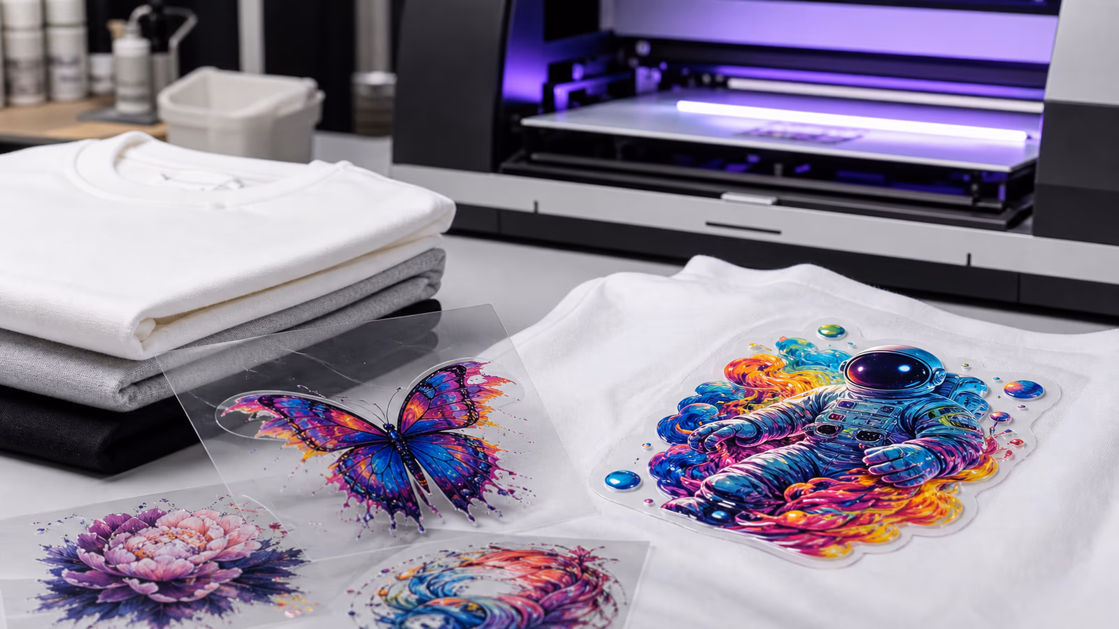 Can a UV DTF Printer Print on T-Shirts? UV Film Transfer Paper Supplier, UV DTF Paper Wholesale, china