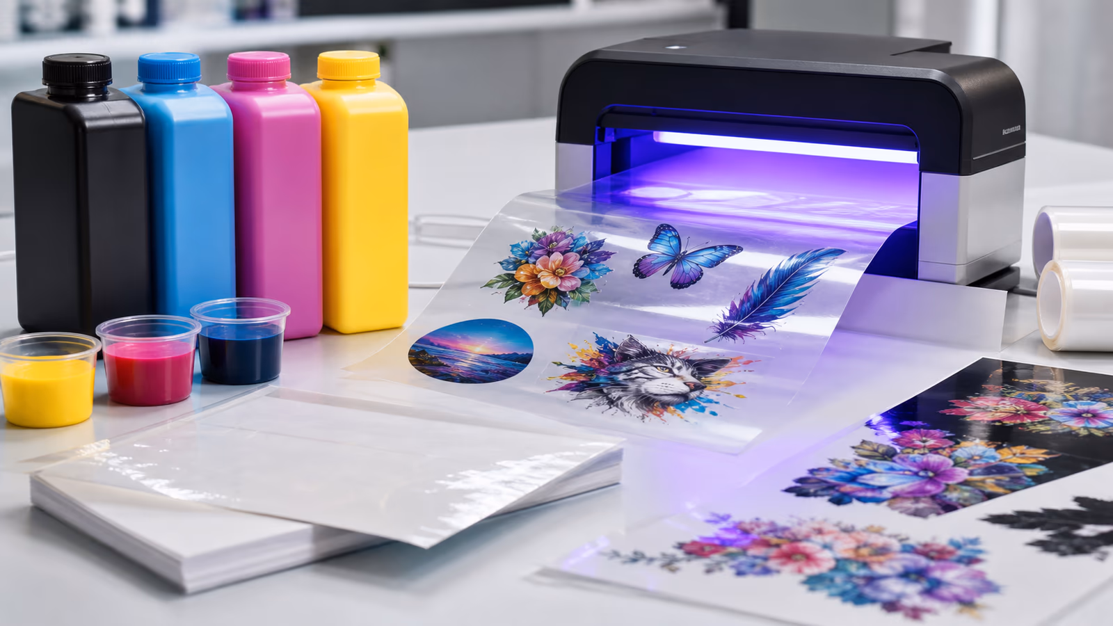 Does UV DTF use sublimation ink? UV DTF AB Paper Supplier, Direct Transfer UV DTF Sticker Factory, China