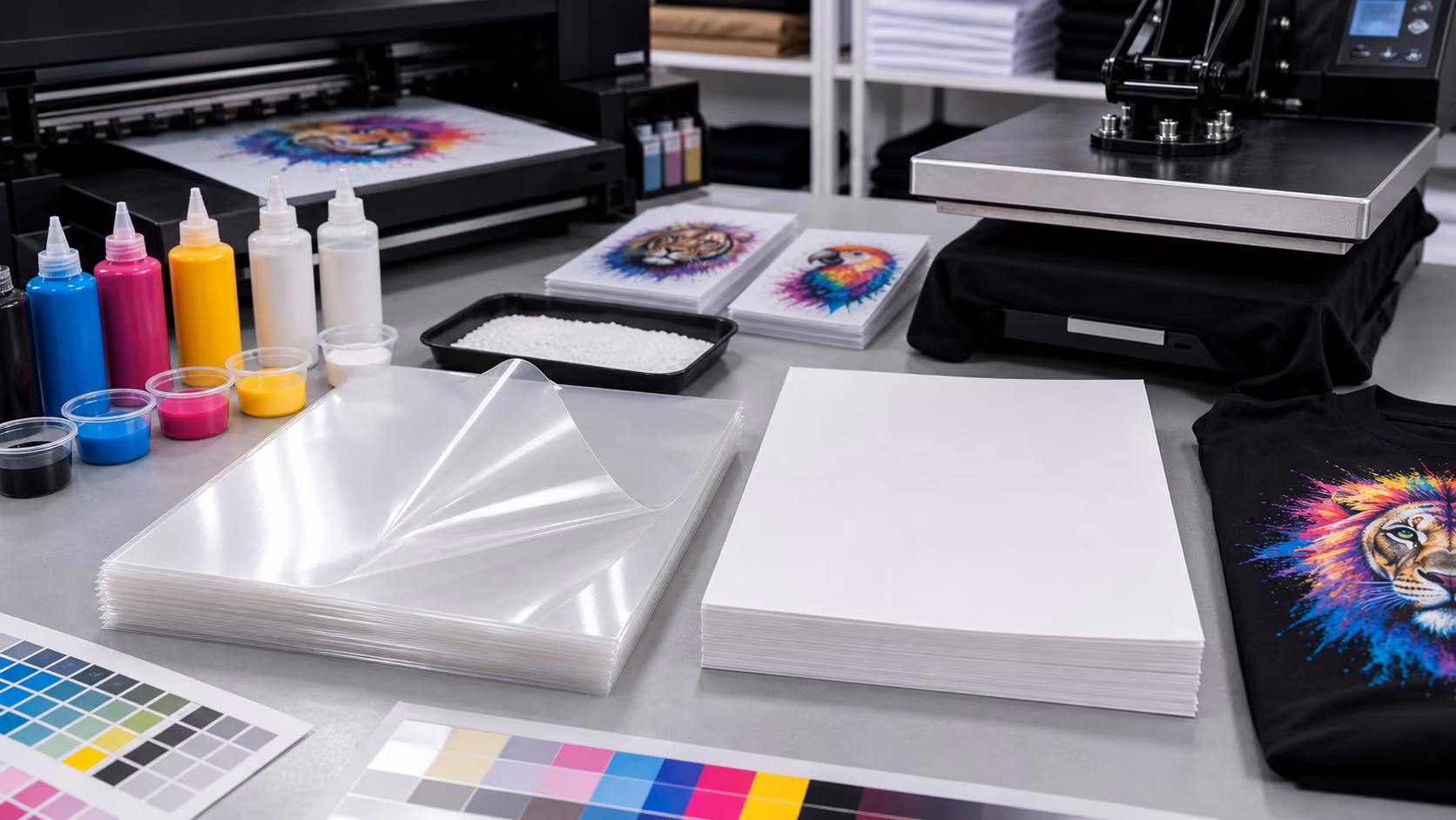 Are DTF Transfer sheets 8 x 11 film and transfer paper the same? DTF Transfer Film glossy Factory, DTF printing supplies Supplier, china