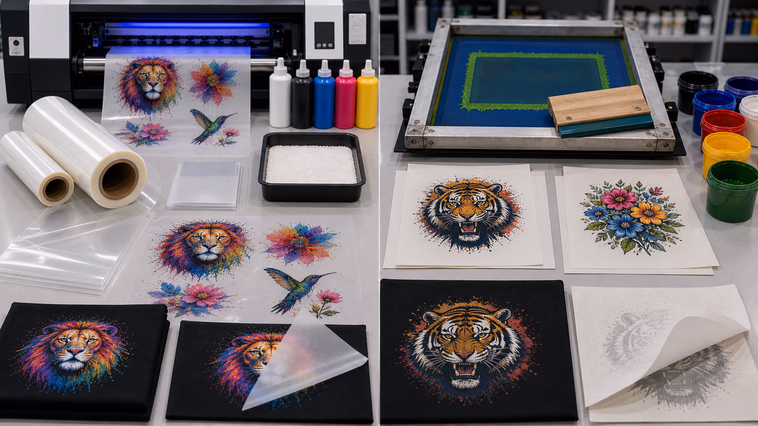 Are Transfer Film DTF and Screen Printing Paper the Same? DTF Digital Transfer Sheet Manufacturer, Cold Peel DTF Film Supplier, china