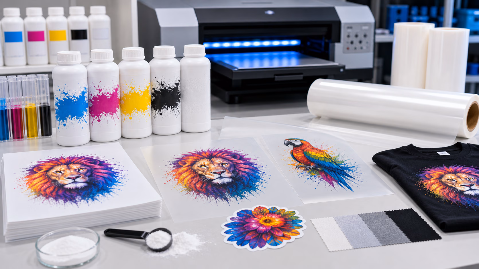 Can you use sublimation ink on the DTF Digital Transfer Sticker? DTF Paper A4 Factory, DTF transfer Film 11×17 Supplier, china