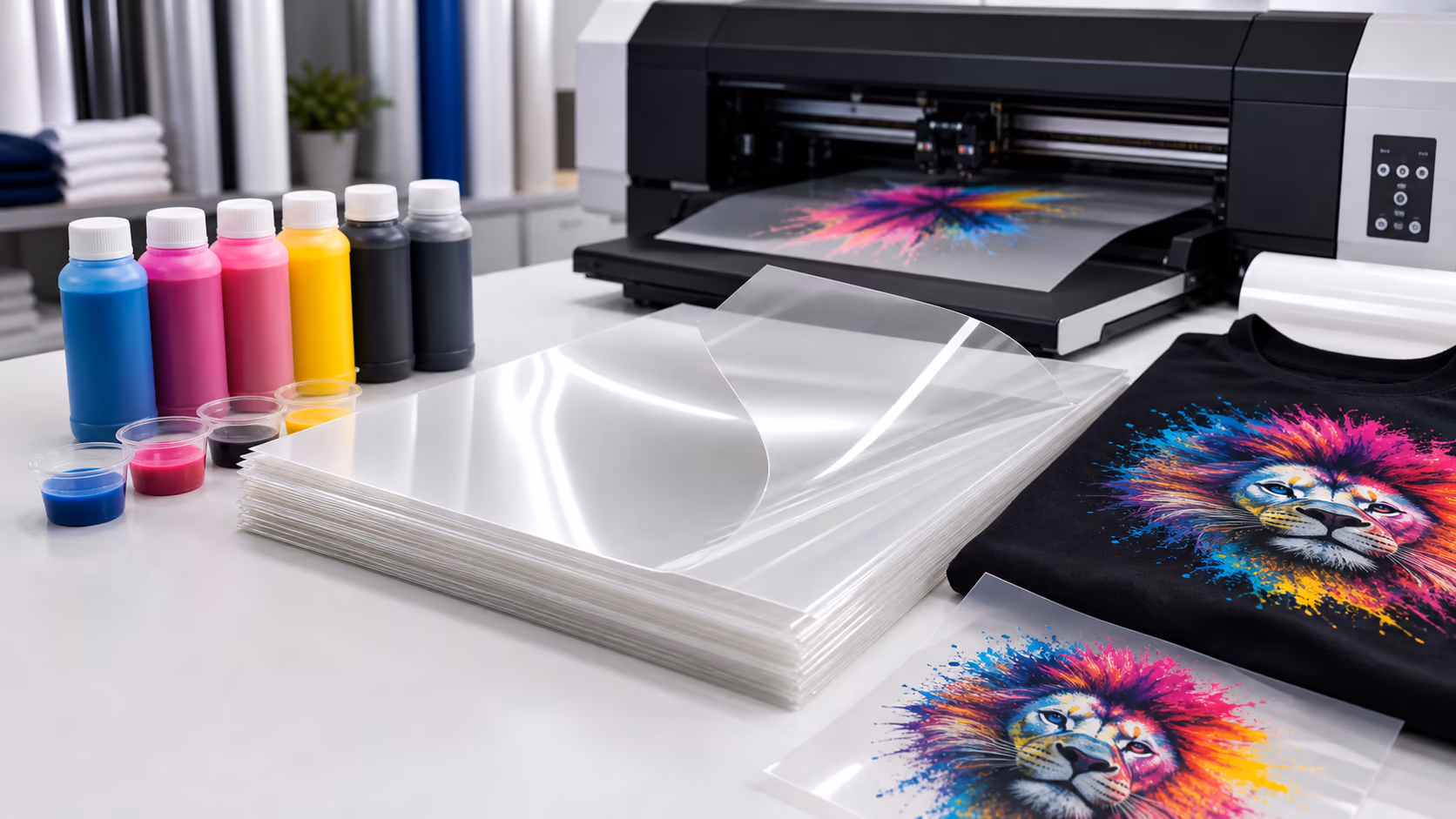 Can you use sublimation ink on the impresora DTF PET Film Transfer? DTF Film A3 plus Supplier, DTF Transfer Film glossy Manufacturer, china