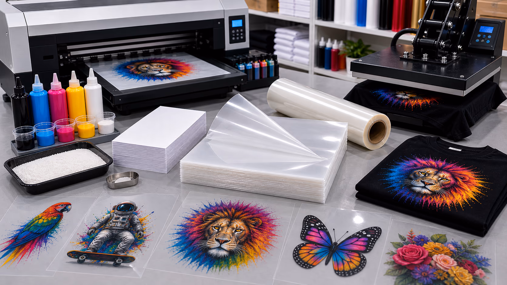 china, high grade, DTF Paper A4 Factory, DTF heat transfer pet Film Supplier, DTF cold peel Film Supplier, supplier