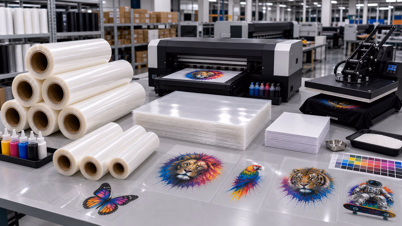 china, high grade, PET Film roll for DTF Supplier, DTF Film printing Factory, factory