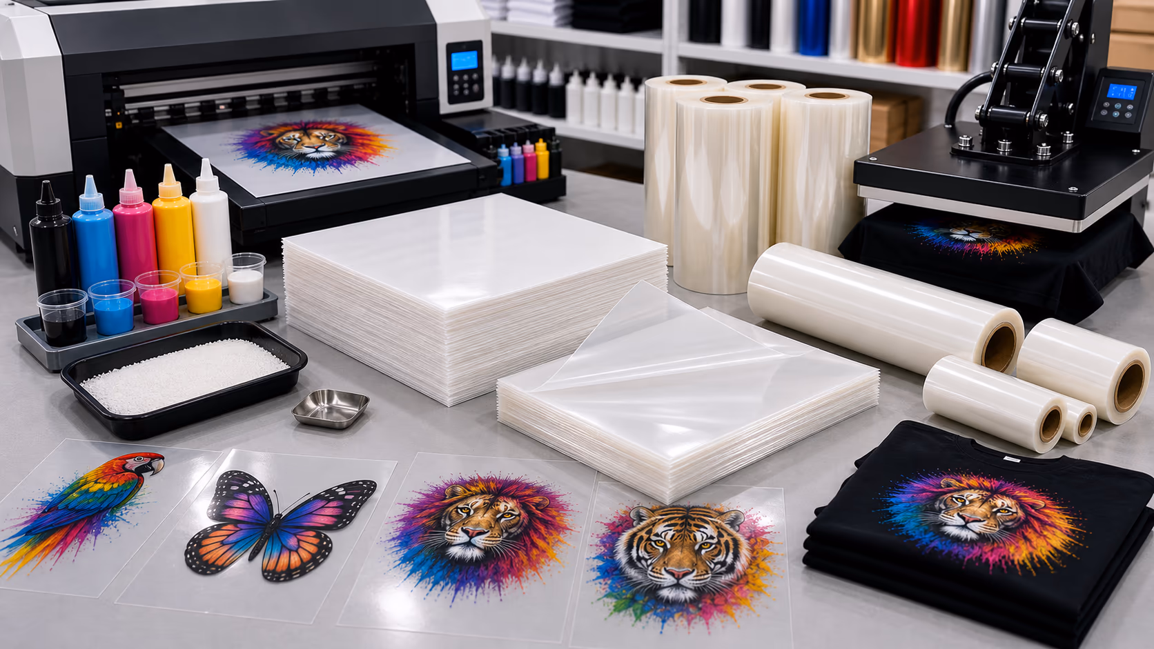 china, high quality, DTF Film PET A4 Factory, DTF Transfer paper 13×19 Manufacturer, PET Film DTF A4 Supplier, supplier