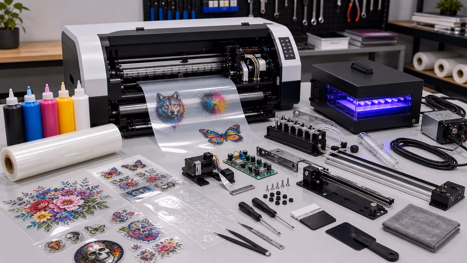 Converting an Epson Printer to UV DTF: A Step-by-Step Guide, China UV DTF Printing Decal, UV DTF transfer Film Factory, china