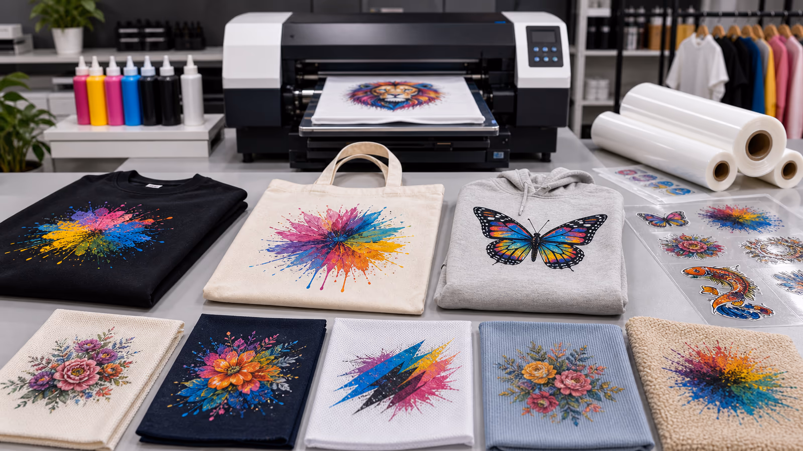 Exploring the Possibilities: What Can Direct-to-Fabric Printers Print On? Transfer DTF UV Paper Wholesale, Direct Transfer UV DTF Paper Supplier, china