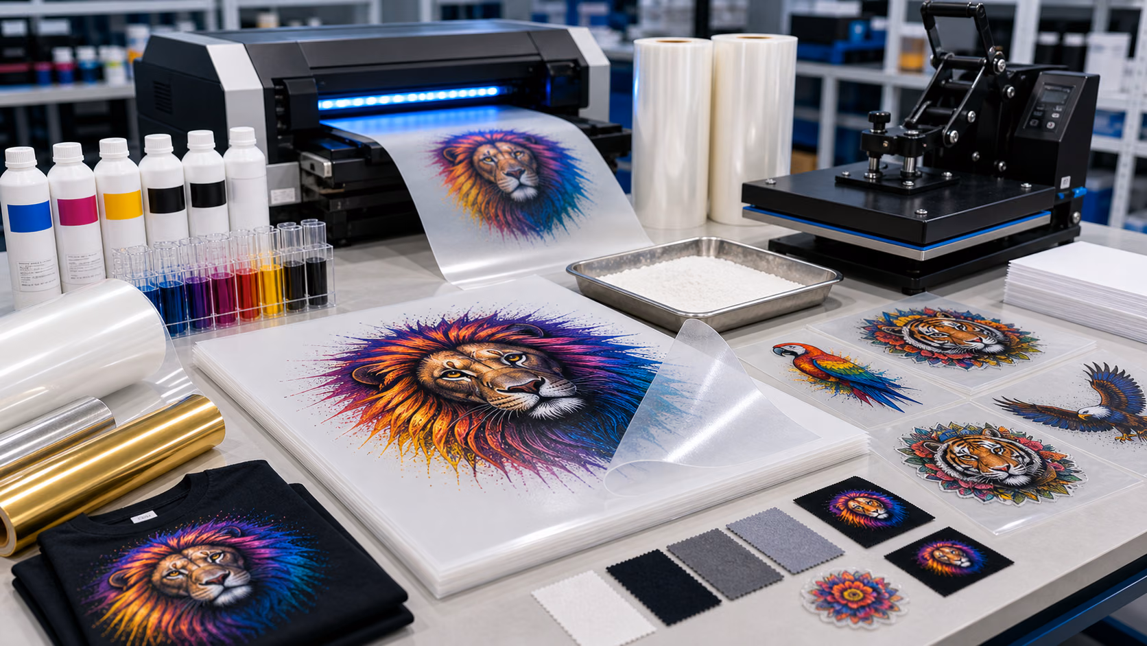 Does DTF A3 transfer? DTF transfer sheets large Supplier, Cold Peel DTF Film Factory, china