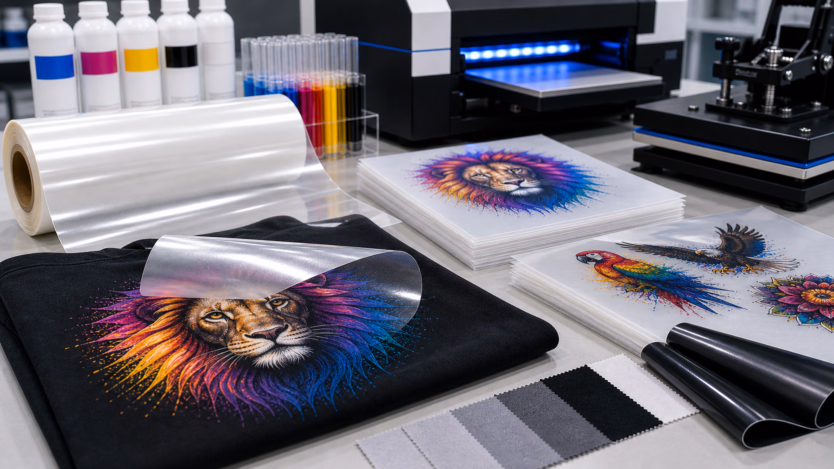 Does DTF Film hot peel feel like vinyl? DTF Film roll Factory, DTF Film sheets 8.5 x 11 Supplier, china