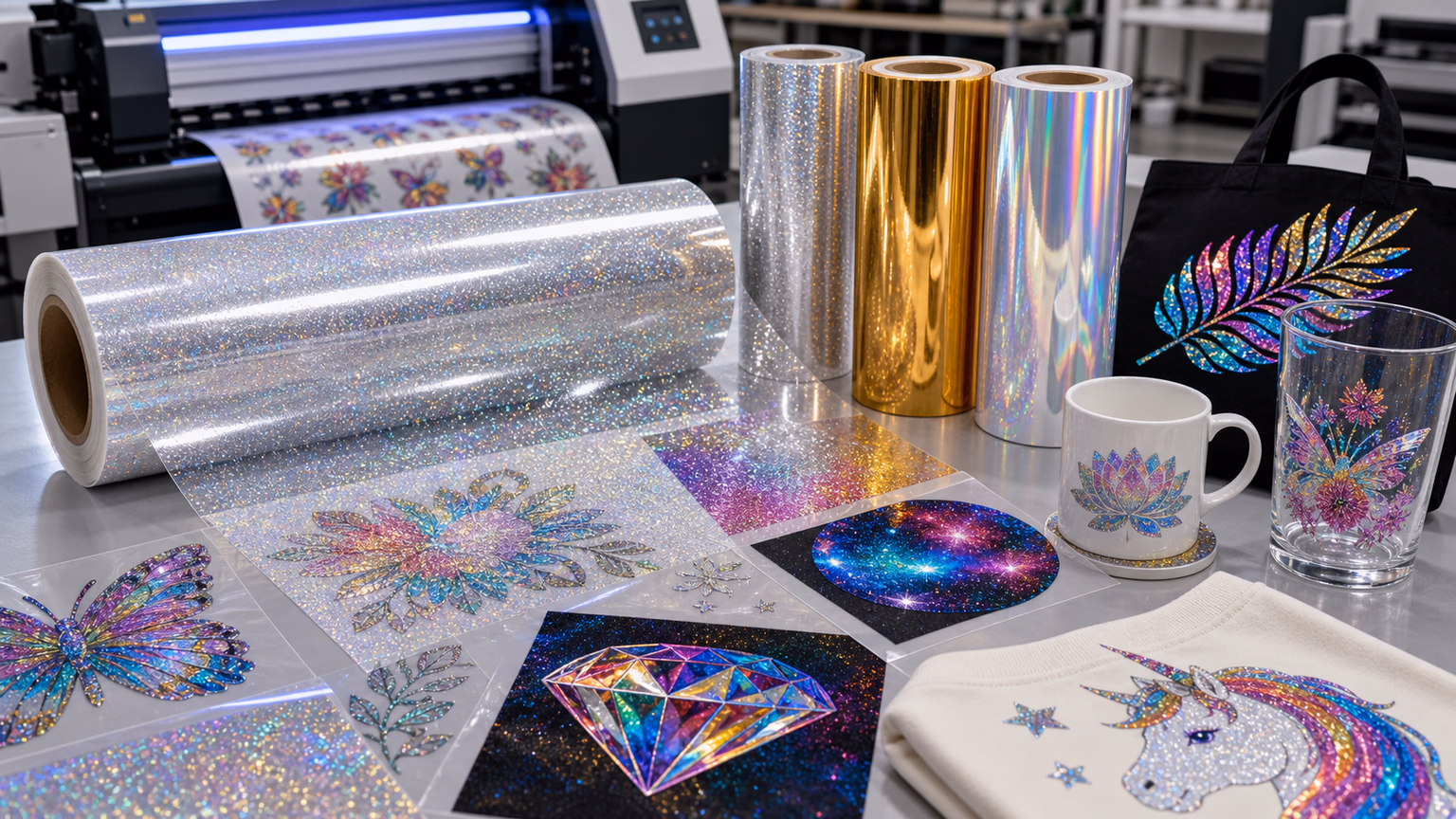 Exploring the Wonders of DTF Glitter Film: A Comprehensive Guide, DTF Transfer Sheet Supplier, DTF Foil Factory, china