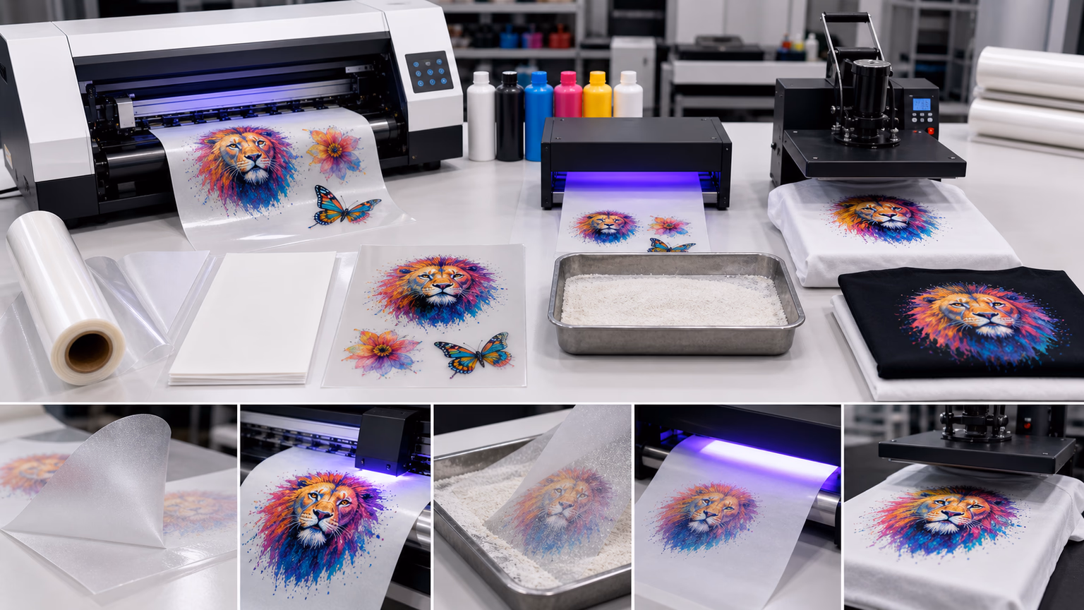 how do dtf transfers? DTF Film double-sided Factory, A3 DTF Film Manufacturer, china
