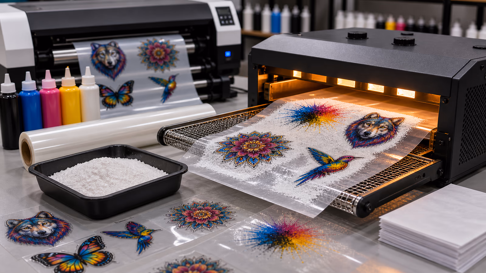 The Ultimate Guide: How to Heat DTF (Direct-to-Film) Powder, Transfer DTF UV Film Factory, China UV DTF AB Decal, china