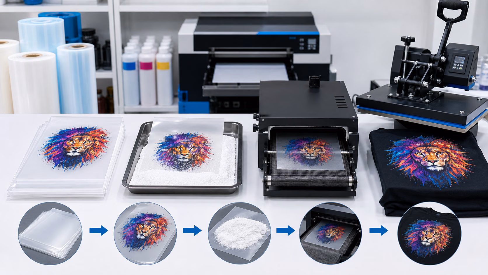 How to use PET Film DTF A3? DTF Transfer Sheet Manufacturer, DTF heat transfer pet Film Supplier, china