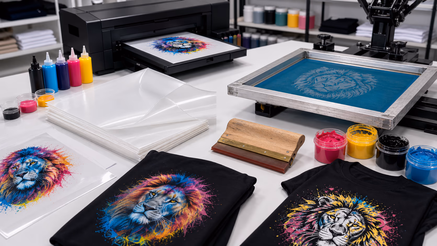 Is A4 DTF Film the same as screen printing? DTF Transfer roll Manufacturer, DTF Digital Transfer Sheet Factory, china