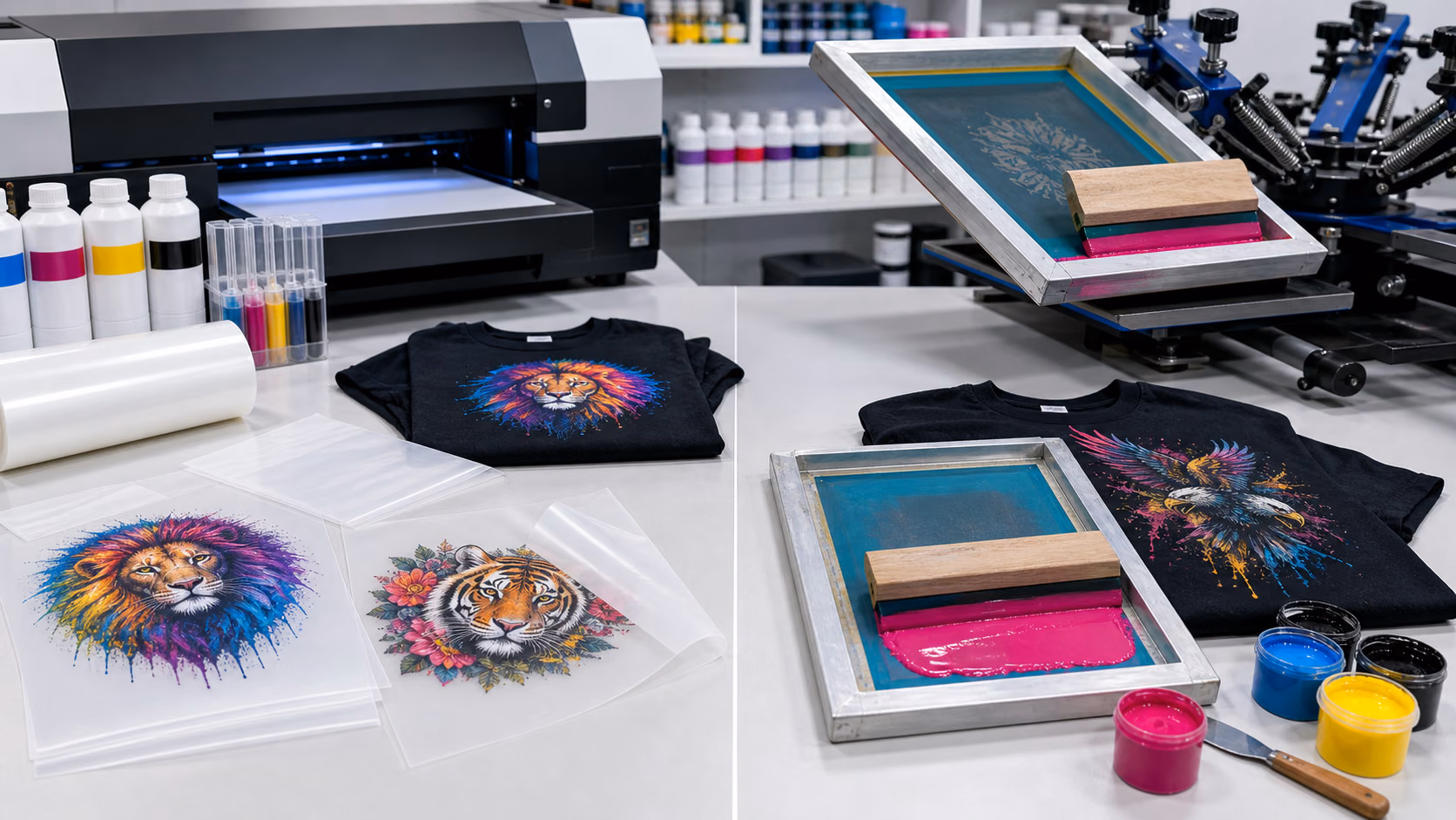 Is DTF Film 13×19 the same as screen printing? DTF Film Printing Supplier, DTF Film hot peel Manufacturer, china