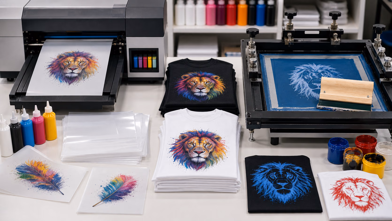 Is DTF the same as screen printing? DTF transfer tape Factory, Direct film transfer paper Supplier, china