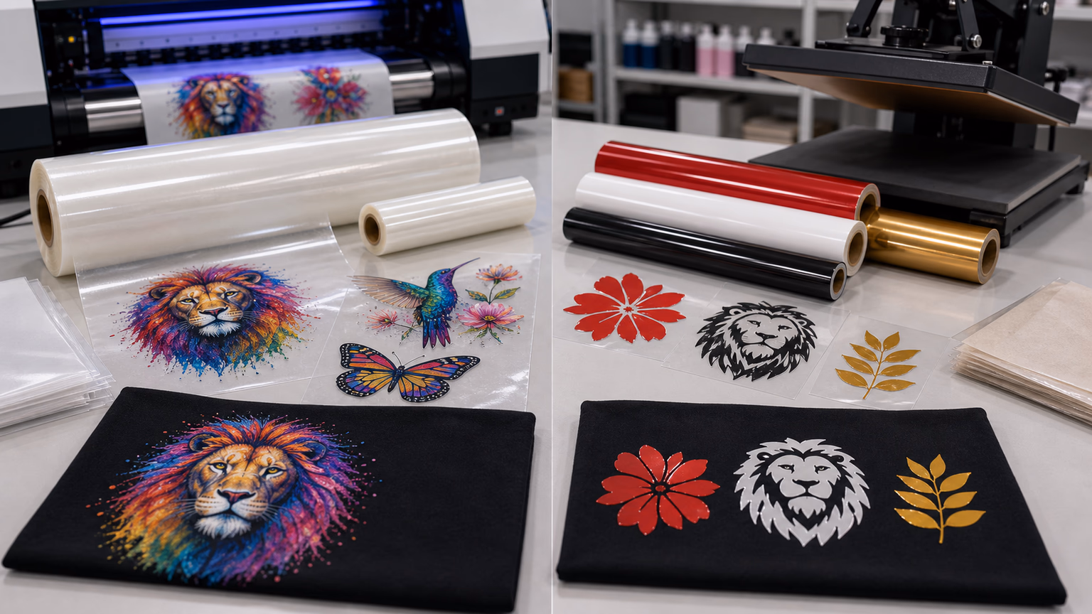 The Advantages of DTF Heat Transfer Film over Traditional Heat Transfer Film, DTF Transfer Film Manufacturer, PET Film roll for DTF Supplier, china