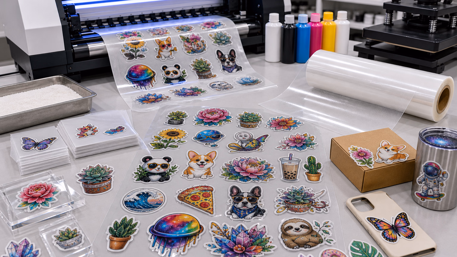The Comprehensive Guide to Printing DTF Stickers, PET Film DTF A4 Manufacturer, DTF cold peel Film Factory, china