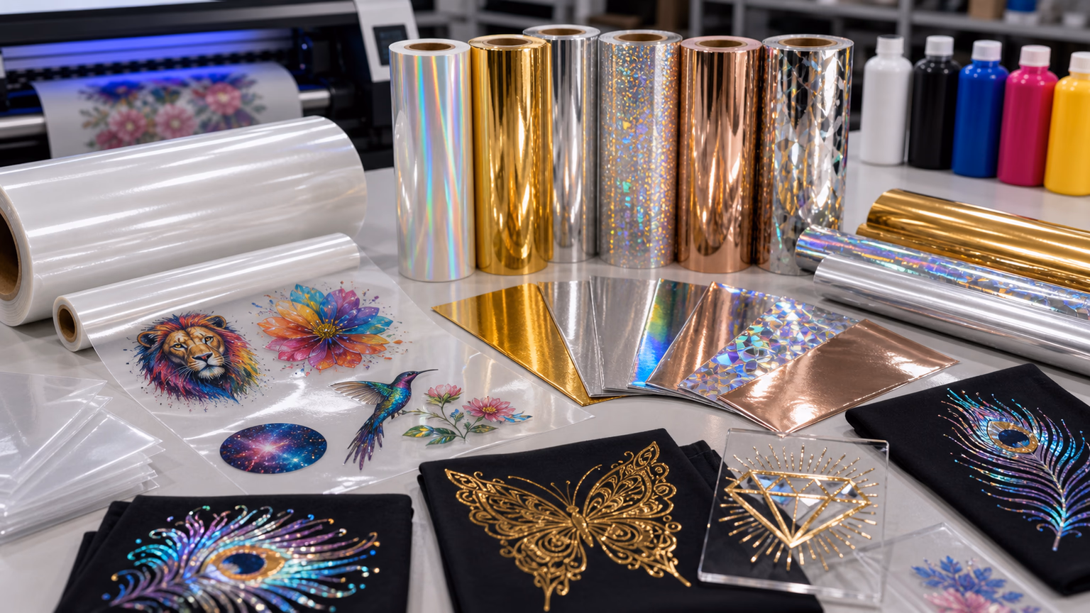 The Comprehensive Guide to Using Deco Foil Transfer Sheets, DTF Film Glossy Manufacturer, impresora DTF PET Film Transfer Supplier, china
