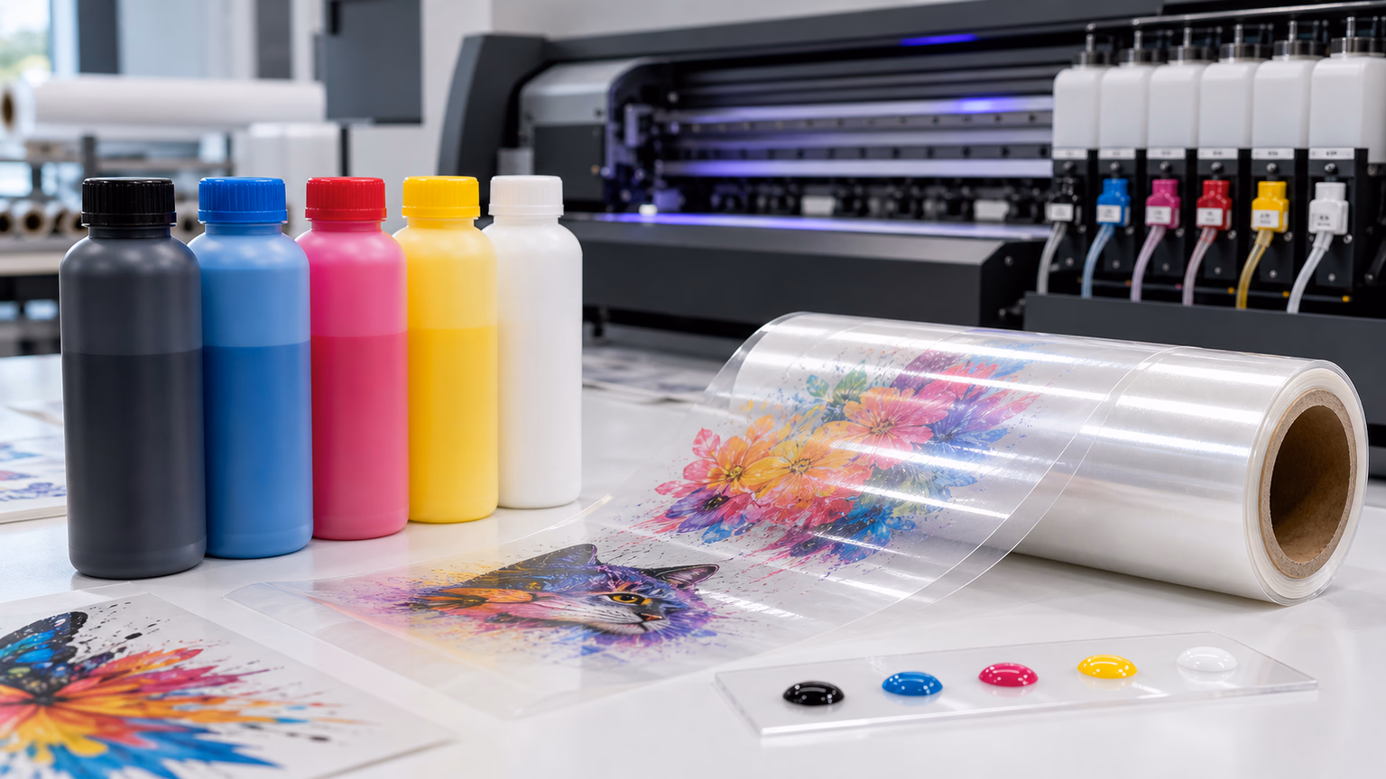 Understanding Ink Usage in Direct-to-Film (DTF) Printing: Does it Use Sublimation Ink? PET DTF Film Supplier, PET Film roll for DTF Factory, china