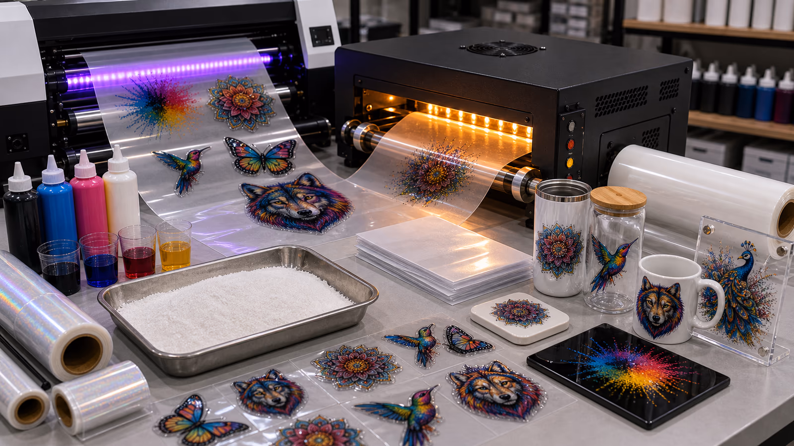 Mastering the Art of UV DTF Printing: Understanding the Curing Process, UV Film Transfer Film Wholesale, UV DTF AB Film Supplier, china