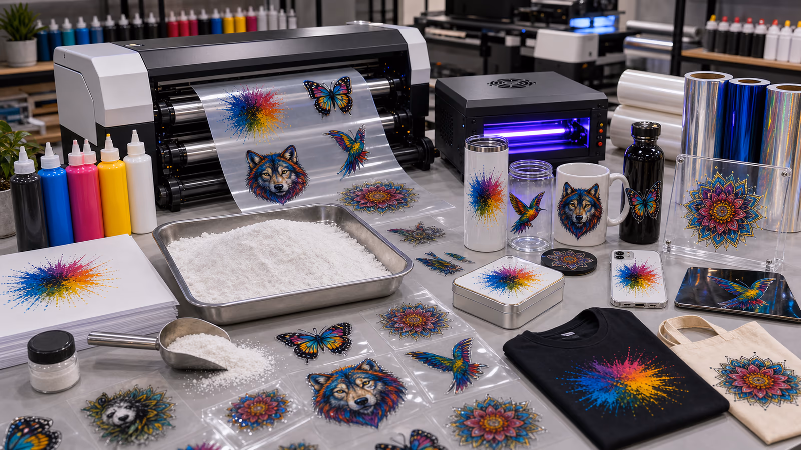 UV DTF Powder: Revolutionizing the Print World, UV Film Transfer Film Supplier, DTF UV Paper Manufacturer, china