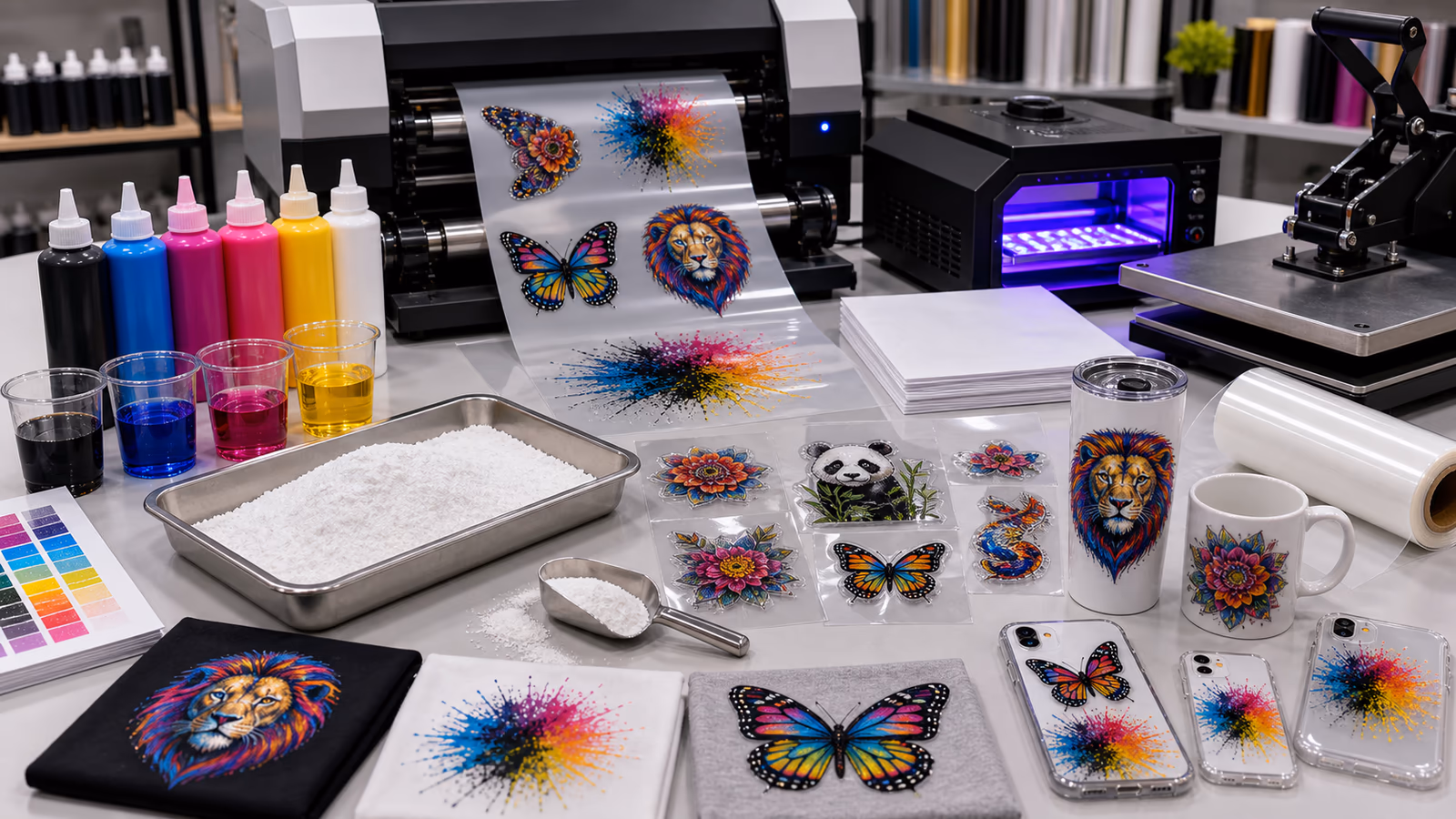 Unlocking Vibrant Designs: A Guide to Using UV DTF Powder with Sublimation Ink, UV Magic Paper Factory, UV DTF AB Film Manufacturer, china