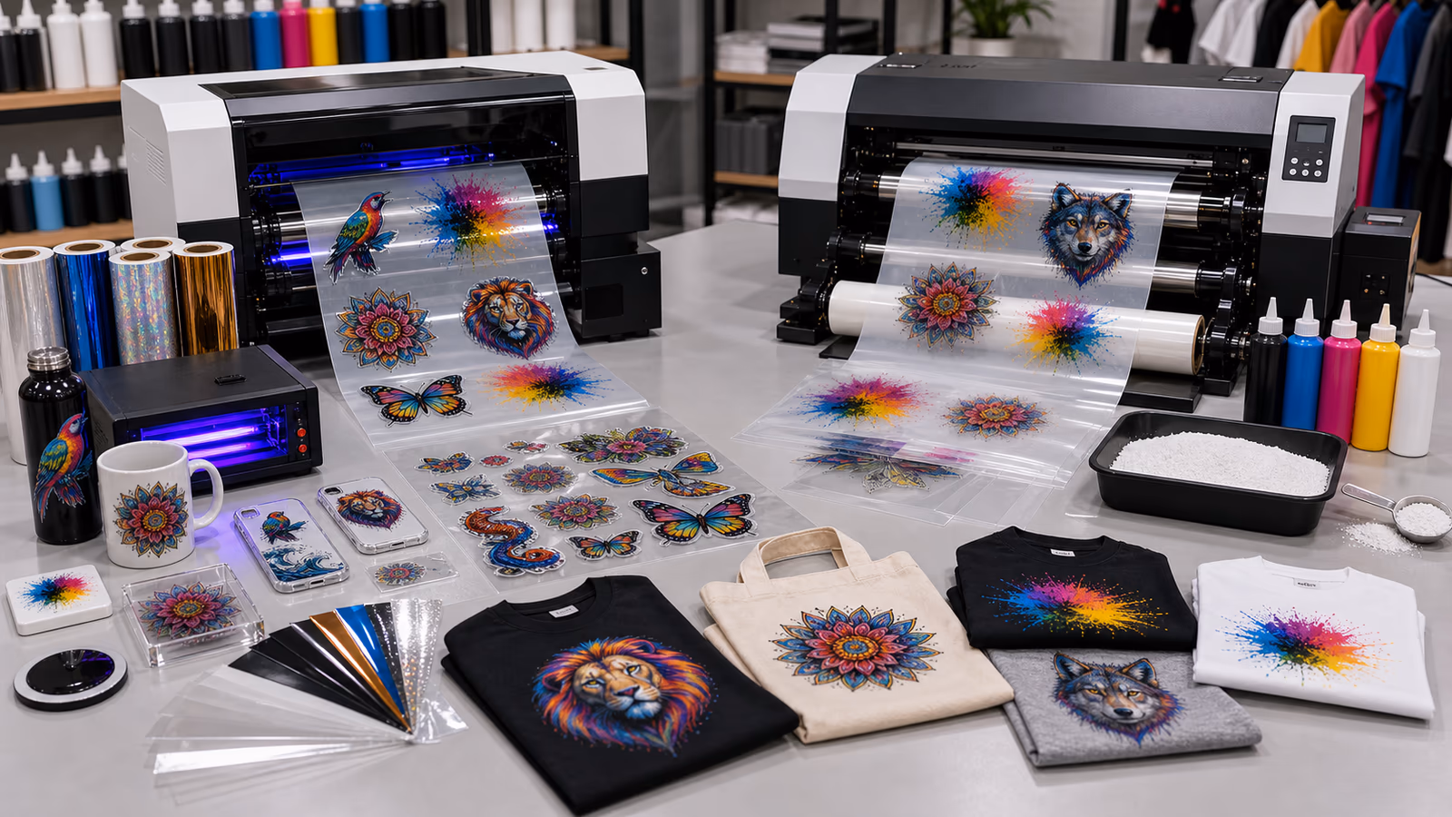 UV DTF Printer vs. DTF Printer: A Comprehensive Comparison, UV DTF transfer Paper Supplier, UV DTF PET Film Wholesale, china