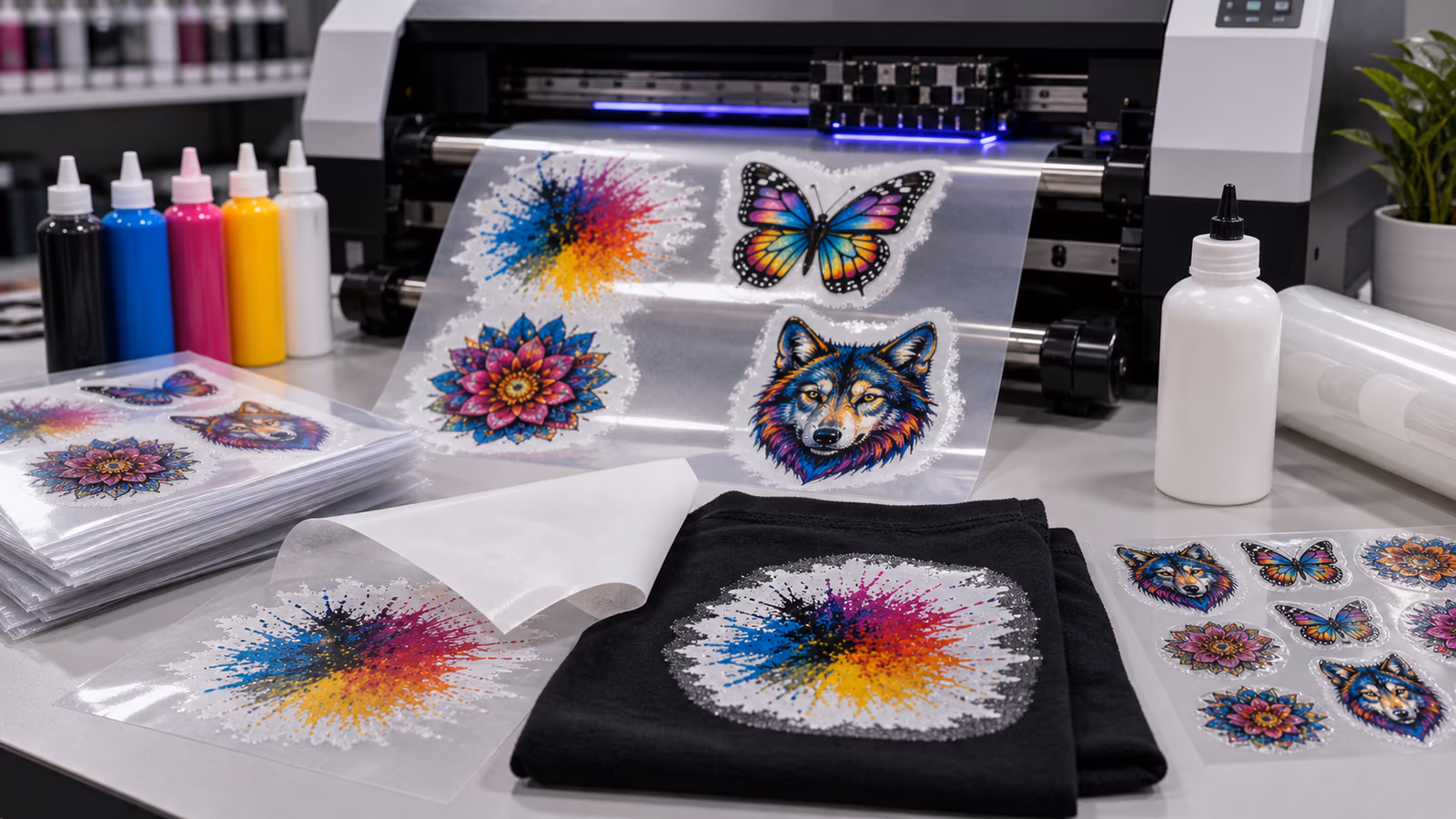 Unveiling the Potential: Can UV DTF Printers Print with White Ink? Transfer DTF UV Decal Factory, UV DTF PET Film Manufacturer, china