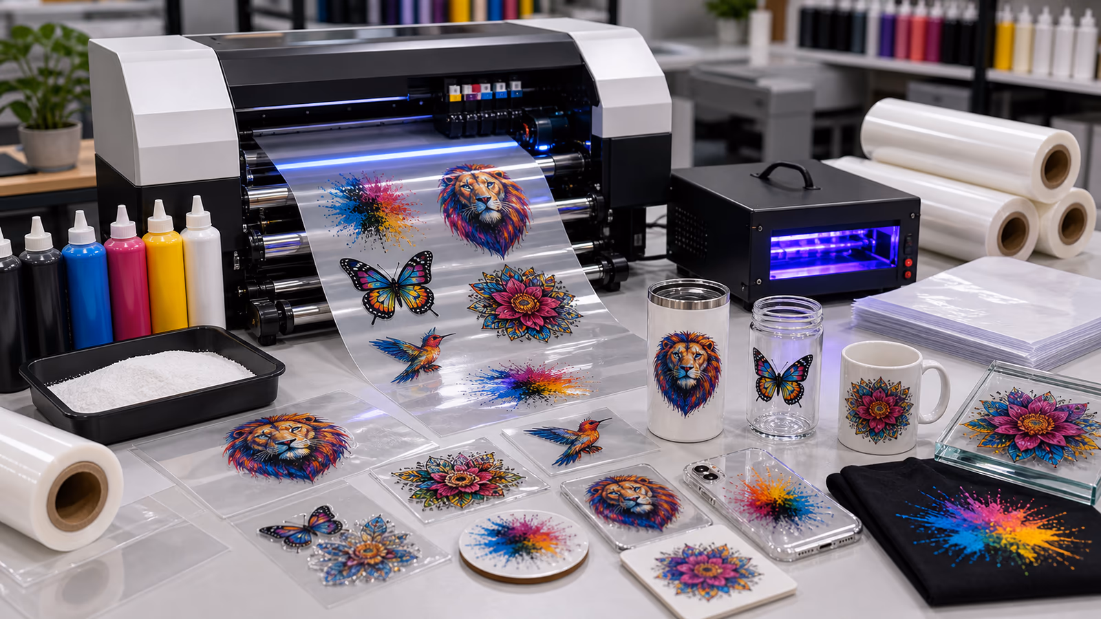 Exploring the Finest UV DTF Transfer Films for Sublimation Printing, China UV Magic Paper, UV DTF Transfer AB Film Factory, china