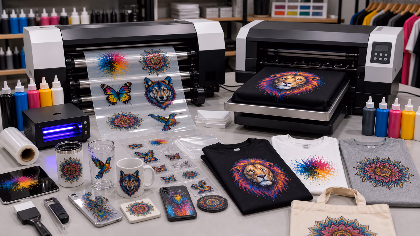 Comparing UV DTF and DTG Printing: Which is Best for Your Needs? UV Magic Film Factory, UV DTF Transfer AB Film Supplier, china