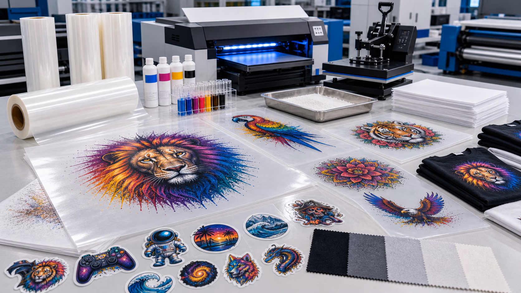 What are DTF transfer sheets large? DTF Digital Transfer Sticker Supplier, Cold Peel DTF Film Manufacturer, china
