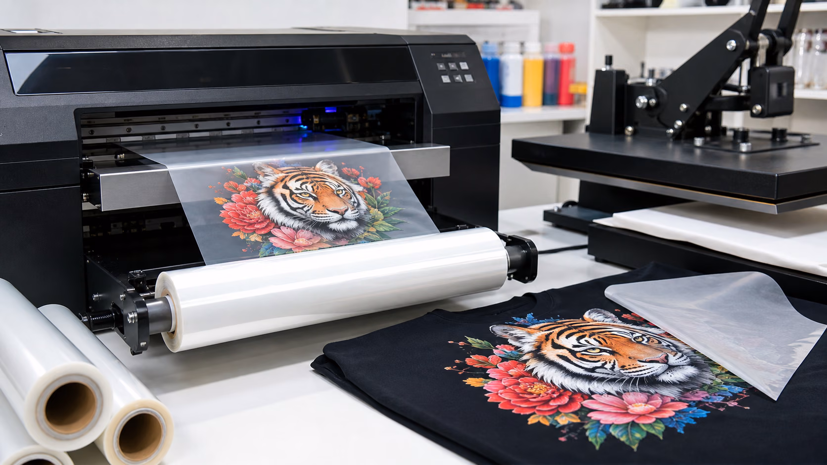 What is a DTF Film for Epson F2100? DTF heat transfer pet Film Manufacturer, vDTF Film warm peel Factory, china