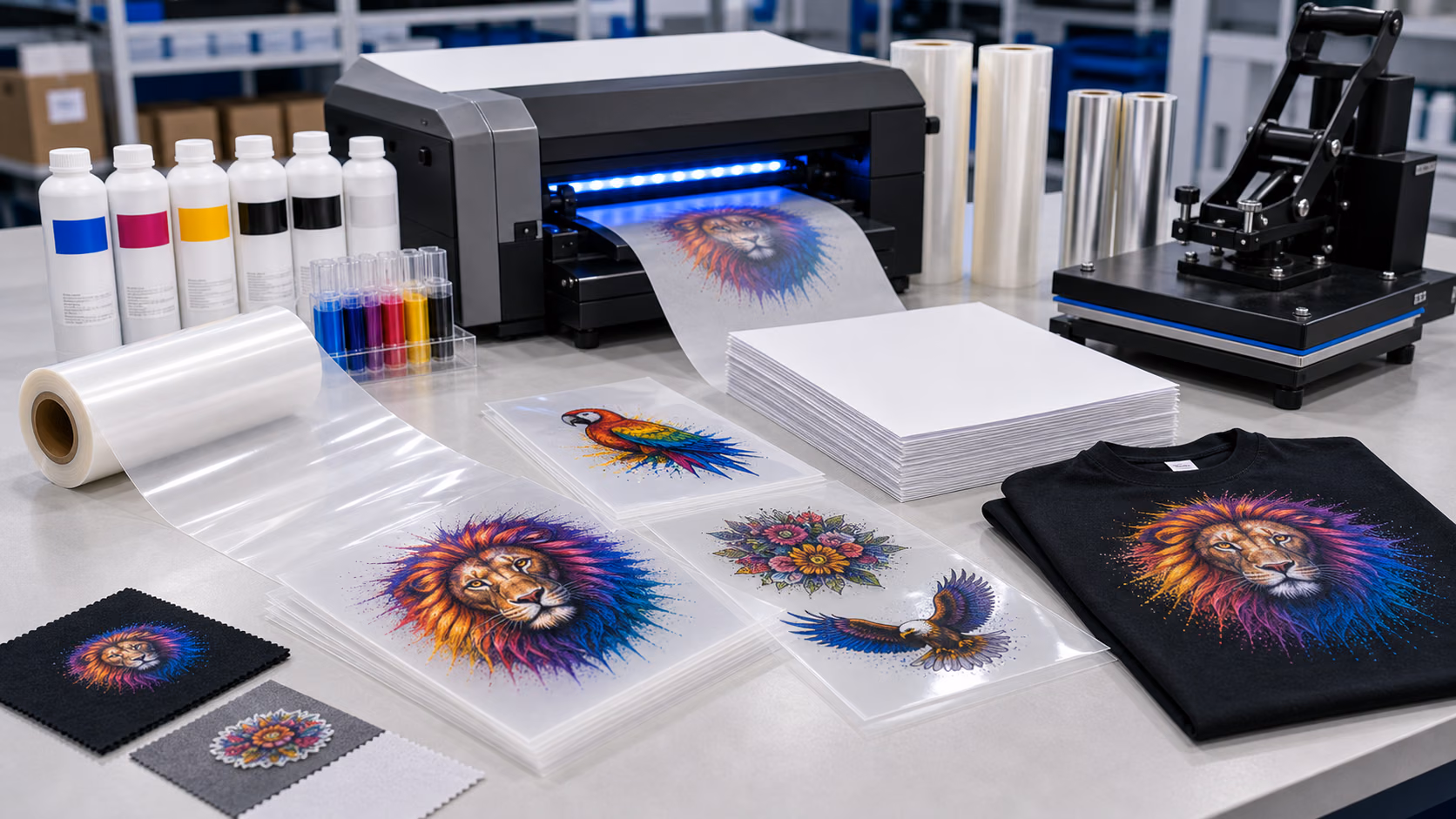 What is an impresora DTF PET Film Transfer? DTF Heat Transfer Paper Supplier, DTF Film 13 Factory, china