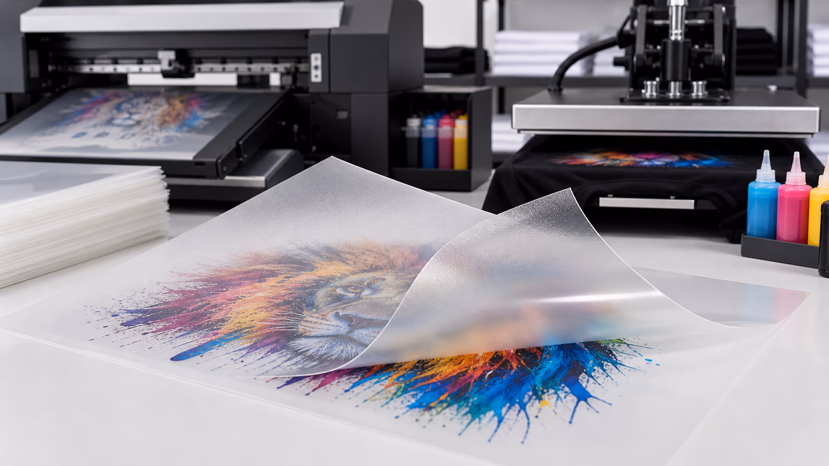 Which side of Cold Peel DTF Film do you print on? impresora DTF A3 Manufacturer, DTF Film double-sided Supplier, china