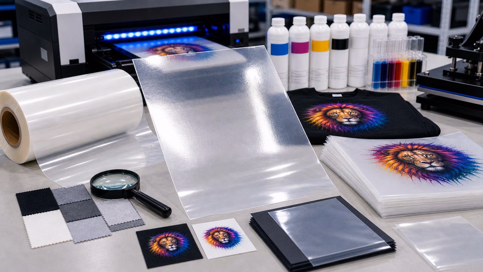 Which side of DTF Film A4 do you print on? PET Film para DTF Supplier, PET Film roll for DTF Manufacturer, china