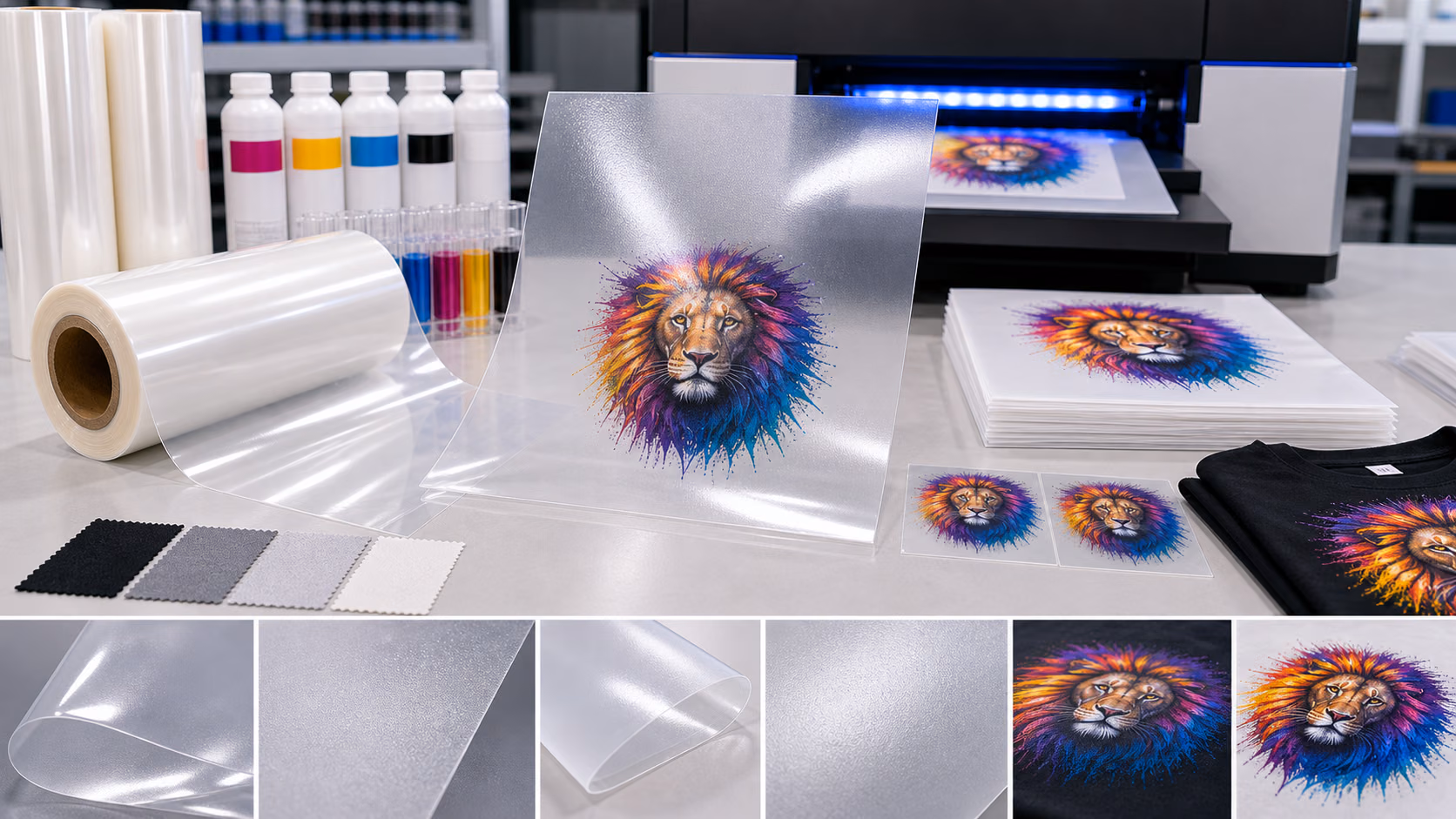 Which side of DTF Film double-sided do you print on? DTF Transfer roll Supplier, impresora DTF A3 Factory, china